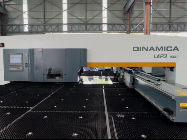 CNC Punch-Laser Combination Machine Used In Structural Steel Fabrication