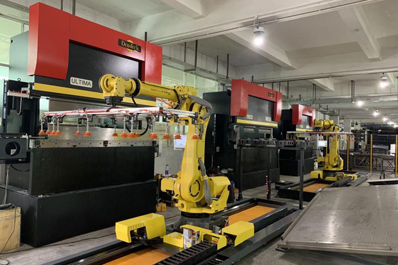 Robotic Bending Cell For Kitchen Equipment Manufacturer
